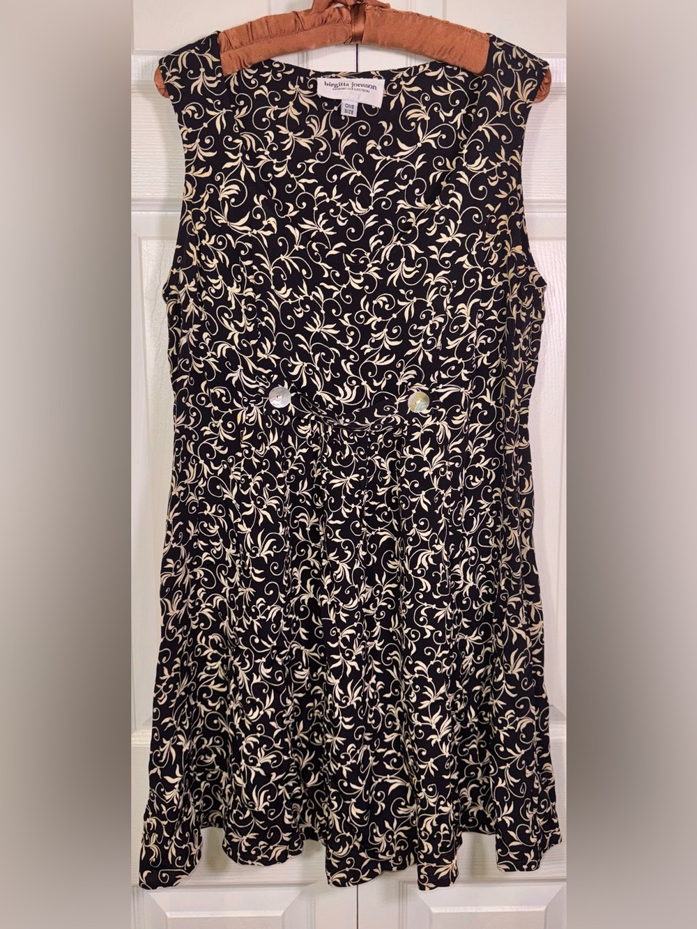 Birgitta Jonsson Nordic Collection Sleeveless Fit & Flare Dress | One Size | EUC